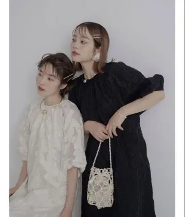 새상품급 [ 결혼식/포멀 ] jacquard dress 드레스