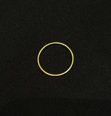 shihara 골드 Line Ring 1.0 10호