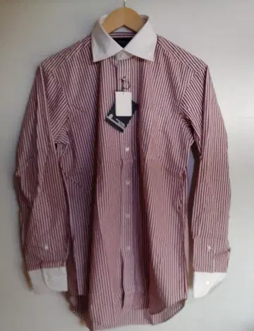 [택 포함] Maker's Shirt 스트라이프 패턴 드레스 셔츠 Y셔츠