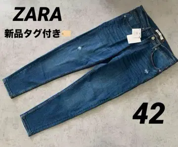 택 포함 새상품 ZARA 자라 스키니 데님 팬츠 eur42