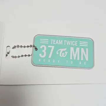 TWICE 미나 명찰 키링 READY TO BE