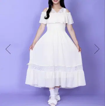 엑시즈팜 포에틱 오프숄더 프릴 롱 원피스