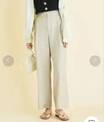 UNITEDARROWS BEAUTY&YOUTH 린넨 터치 와이드 팬츠