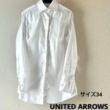 새상품급 UNITED ARROWS 화이트 셔츠 블라우스 34