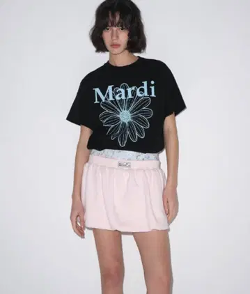 Mardi 플라워 프린트 T셔츠