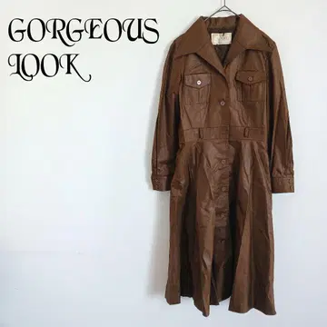 GORGEOUS LOOK ] 데드스탁 트렌치코트 겉옷 쇼와 레트로