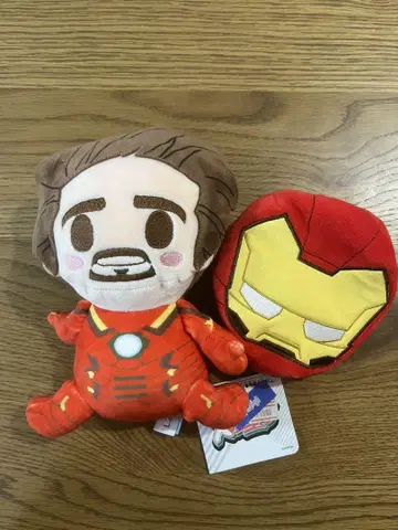 [새상품] MARVEL 마블 캡틴 아메리카 마스크 봉제인형