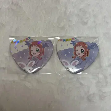완프리 OIOI 마루이 하트 캔뱃지 이누카이 이로하 2세트