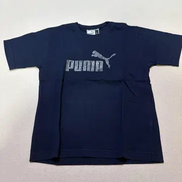PUMA 네이비 티셔츠 L 사이즈 글리터