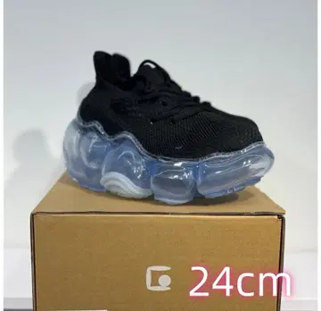grounds 그라운즈 스니커즈 블랙파랑 통굽 여성용 24cm