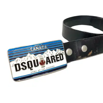 DSQUARED2 가죽 벨트 캐나다제 디스퀘어드