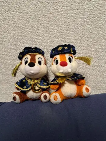 칩 & 데일 인형 배지 도쿄디즈니씨 18주년
