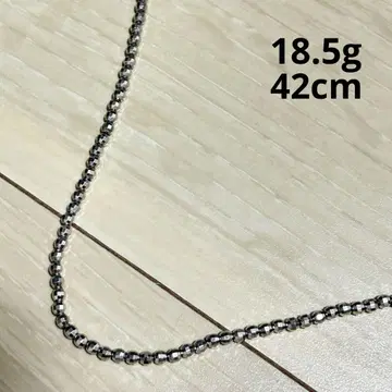 Pt1000 미러볼 목걸이 18.5g 길이 42cm