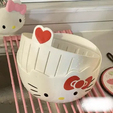 헬로키티 물 빠짐 보울 중형