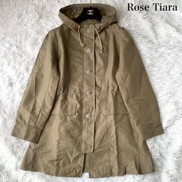 Rose Tiara 비쥬 장식 마운틴 파카 라이트 아우터 S 사이즈