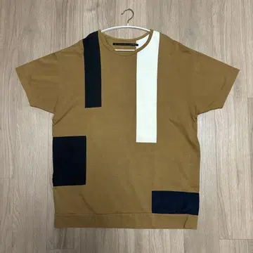my beautiful landlet 렉탱글 절개 빅 T셔츠