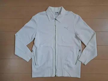 PUMA 푸마 화이트 지퍼 자켓