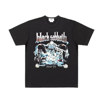 BLACK SABBATH 프린트 티셔츠