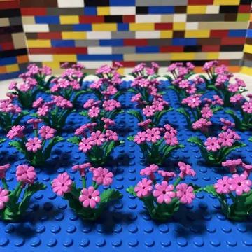 [새상품] LEGO 레고 꽃 꽃다발 핑크 꽃 세트 30개 대량