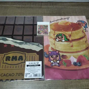 로코마코아코 애니메이트 RMA 클리어 파일 2매 세트 스티커