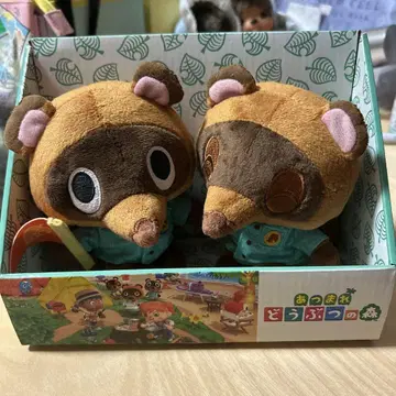 모여봐요 동물의 숲 너굴 봉제 인형 2개 세트