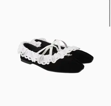 bibiy B. LACE BALLERINAS 블랙
