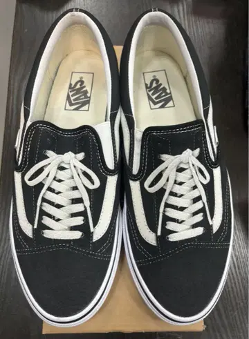 완판템 VANS 슬립온 V 이펙트 BLACK