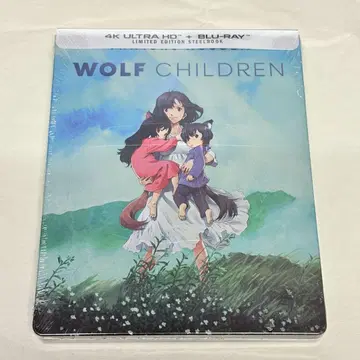 늑대아이 북미판 스틸북 4K UHD + Blu-ray