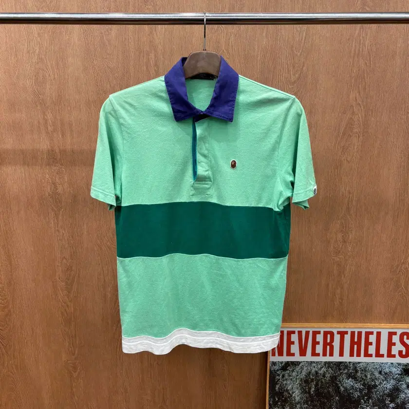 BAPE 베이프 Bape Short Sleeve PK T-Shirt Purple Color Block Kara