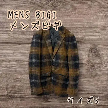 MENS BIGI 남성용 비기 LANIFICIO ROMA 저리 자켓