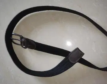 블랙 웨빙 벨트
