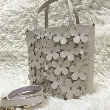 TOCCA FLORA 핸드백 숄더백 2way 플라워 화이트