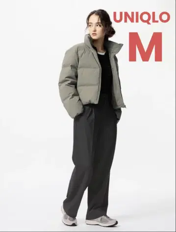 [UNIQLO] 유니클로 턱 와이드 팬츠 M 블랙 밑단 기장 수선 있음