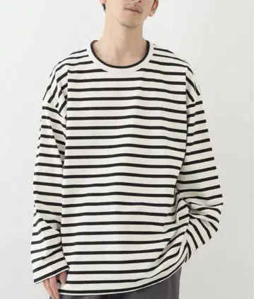 WEWILL WISM 별주 2.5XL BORDER L/S T-SH