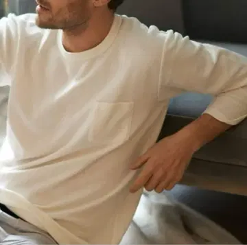 룩시 Silk&Cotton Crew-neck Long Sleeve