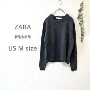 미사용 새상품 ZARA 자라 니트 상의 여성용 울 택 포함 M