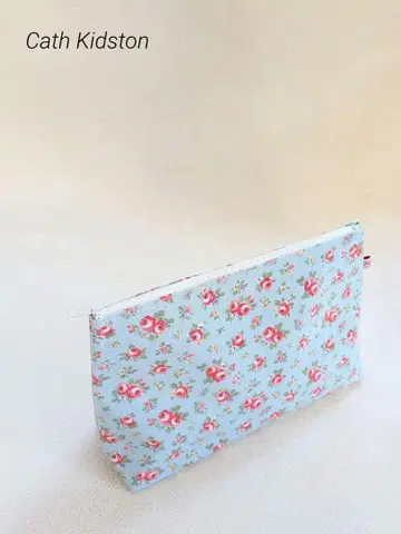 캐스키드슨 꽃무늬 파우치 스카이블루 익명 배송 당일 발송