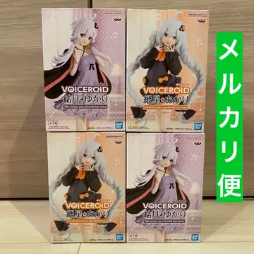 새상품 미개봉 보이스로이드 유즈키 유카리 키즈나 아카리 피규어 4개 세트