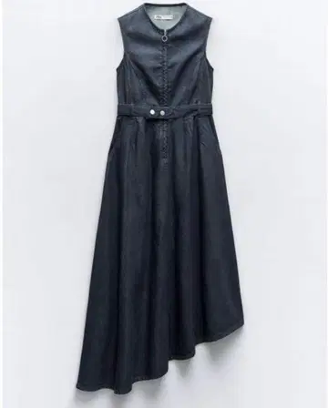 [ ZARA ] 데님 롱 원피스