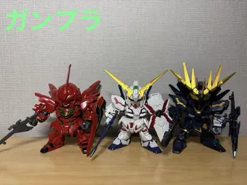 EX 스탠다드 유니콘 건담 계열 키트 3종 조립 완료