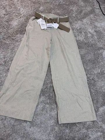 ZARA 베이지 와이드 팬츠 S 사이즈
