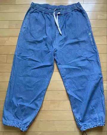 릴랙스 핏 파랑 데님 팬츠