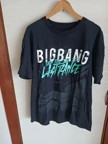 (레어) BIG BANG 투어 티셔츠 L 블랙
