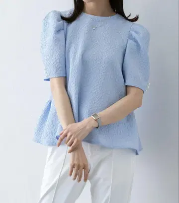 아메노치하레 Ame no chi Hare 페플럼 블라우스