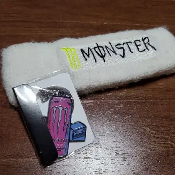 몬스터 에너지 헤어밴드 & 키링 세트