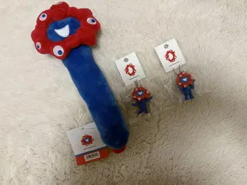 먄먀쿠 PVC 키링 호루라기 막대 봉제 인형