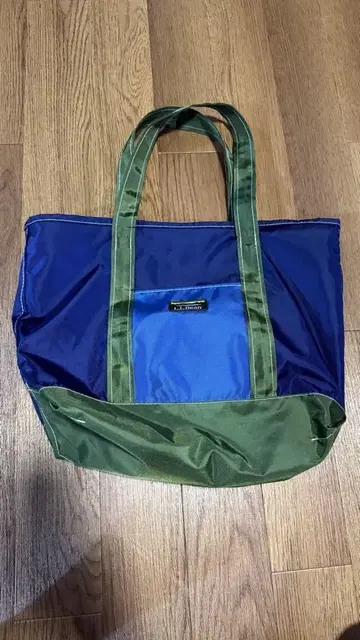 L.L.BEAN 에브리데이 라이트 웨이트 토트백 파랑x녹색 엘엘빈