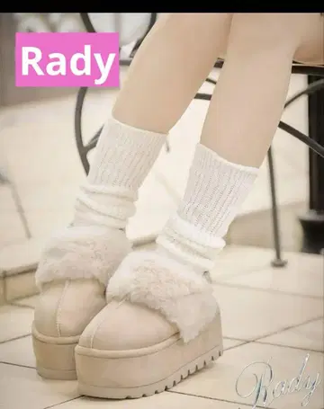 Rady 통굽 퍼 샌들 L 사이즈 새상품급