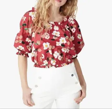 새상품 kate spade 케이트 스페이드 보타니컬 티셔츠 블라우스