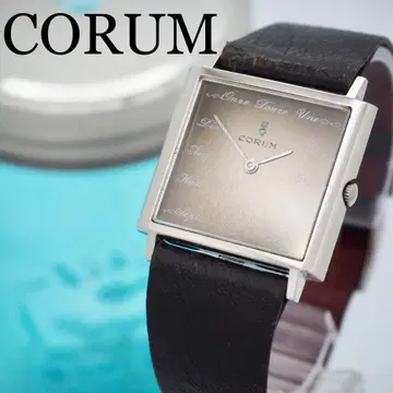 734 CORUM 남성용 버킹엄 빈티지 워치 스퀘어 고급